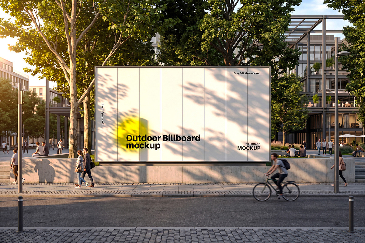 Outdoor Billboard Mockups Bundle, an Advertising Mockup by graphypix (Photo 7 of 14)