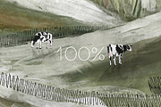 Countryside Hills & Cows Wallpaper, a Wallpaper Graphic by apollinariia_shop (Thumbnail 11 of 13)