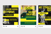 Art Exhibition - Instagram Post, a Social Media Template by Izdihaar_Studio (Thumbnail 3 of 4)