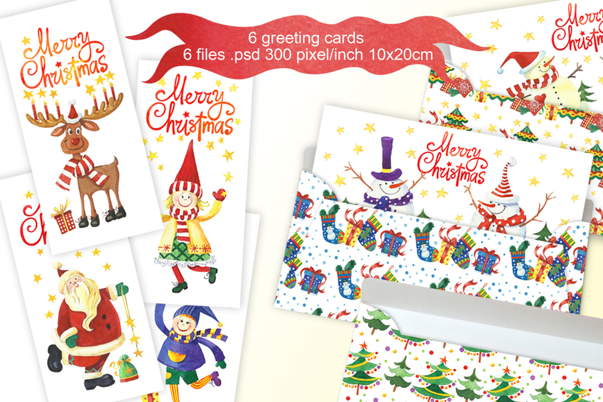 Christmas watercolor, a Person Illustration by Marina.Markizova (Photo 5 of 5)