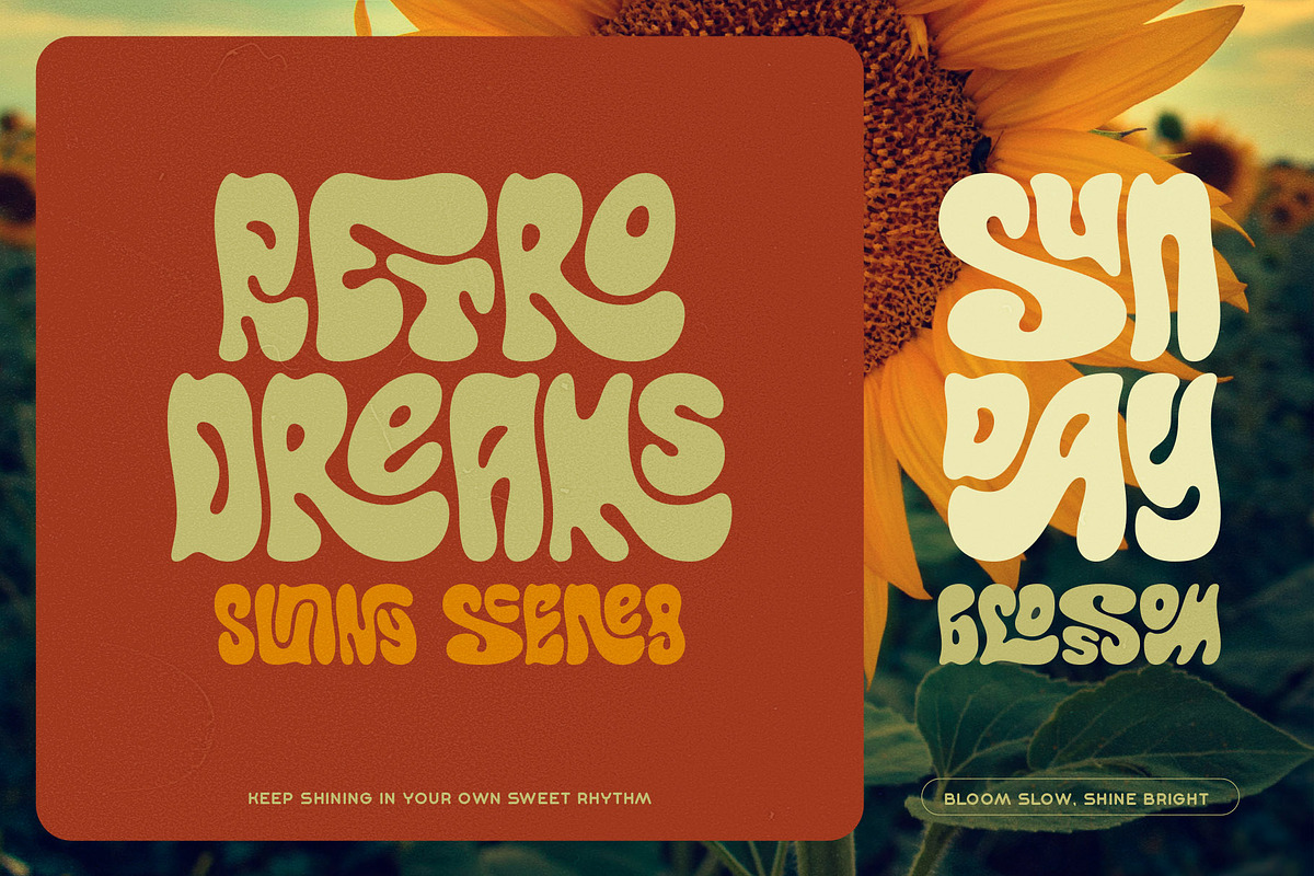 Callidryas Groovy Font, a Sans Serif Font by Gleb Guralnyk (Photo 2 of 8)