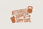 Kettlebells Squats & Sippy Cups, an Illustration by SharpMarketplace (Thumbnail 1 of 4)
