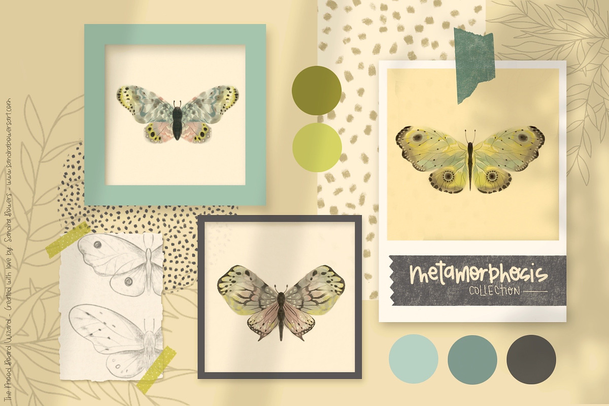 The Mood Board Wizard Brush Set, a Product Mockup by Sandra Mejia (Photo 7 of 12)