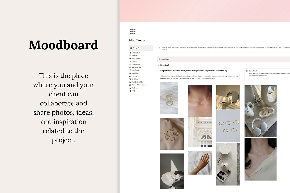 Client Portal, Project Management, a Presentation Template by Planner 2 Success (Photo 5 of 10)