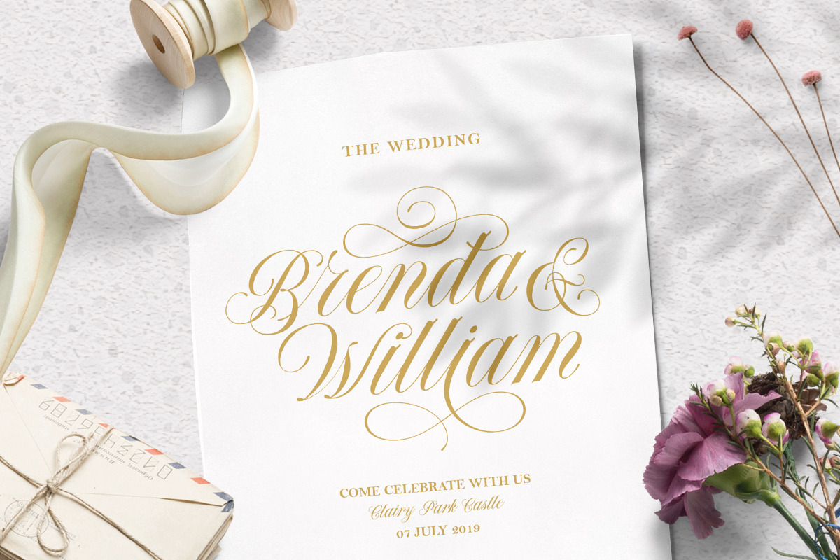 Forthsmith Classic Script, a Script Font by Letterhend Studio (Photo 3 of 10)