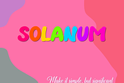 Solanum | Playful Font Display, a Serif Font by Scandy Font (Thumbnail 1 of 7)