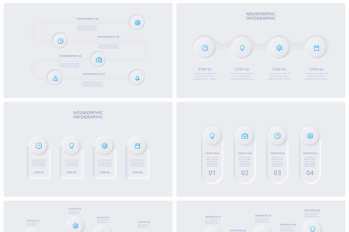 Neumorphic PowePoint Presentation, a Presentation Template by Abert (Photo 8 of 22)