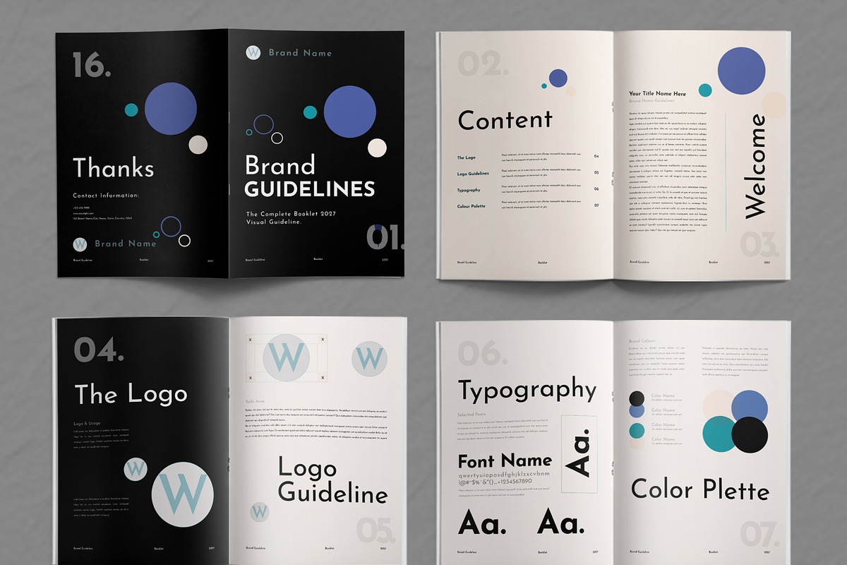 Brand Guideline Layout