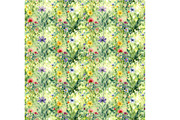 Watercolor Wild Flowers Seamless, a Pattern Graphic by Sharon Schwalbe (Thumbnail 5 of 6)