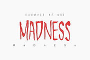 Uncut Madness, a Blackletter Font by Mirco Zett (Thumbnail 4 of 7)