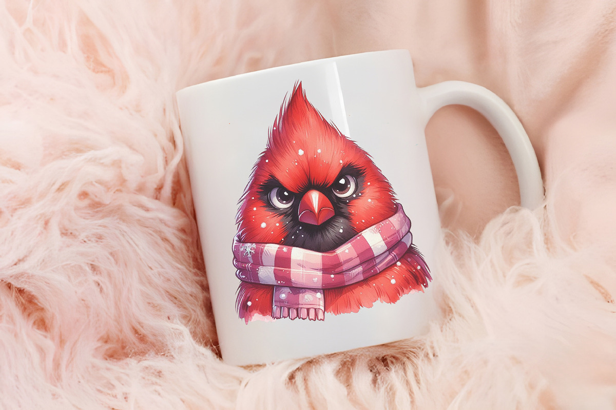 Funny Grumpy Birds Clipart, an Animal Illustration by RobertsArt (Photo 6 of 7)