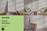 Poster frame Mockup AURELIE, a Print Template by Bonumo (Thumbnail 1 of 14)