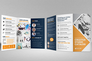 Portfolio Trifold Brochure Design V2