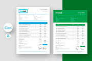 Invoice Business Template ProBiz, a Stationery Template by artbart (Thumbnail 1 of 8)