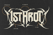 Istarot – Heavy Metal Typeface, a Blackletter Font by Letterara (Thumbnail 14 of 15)