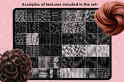 Procreate Hair Braids curly brushes, a Brush Add-On by Revabrush (Thumbnail 3 of 10)