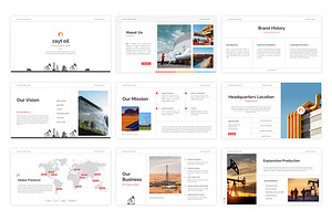 Zayt Oil & Gas Keynote Template