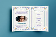 Funeral Program Art Nouveau Theme, a Brochure Template by Neermana (Thumbnail 2 of 4)