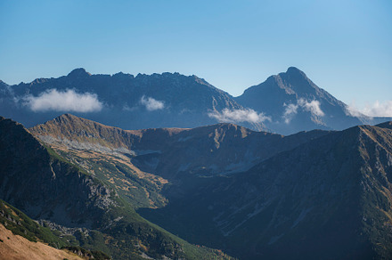 Mountain panorama of the Tatra Mountains from Kasprowy Wierch, a Nature Photo by Olena Rudo
