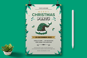 Christmas Flyer Template, a Flyer Template by MightyDesign