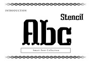 Stencil, a Blackletter Font by Wow Magic (Thumbnail 2 of 3)