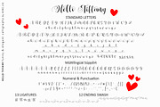 Hello Tiffany - Script Font, a Script Font by HIRO.std (Thumbnail 9 of 10)