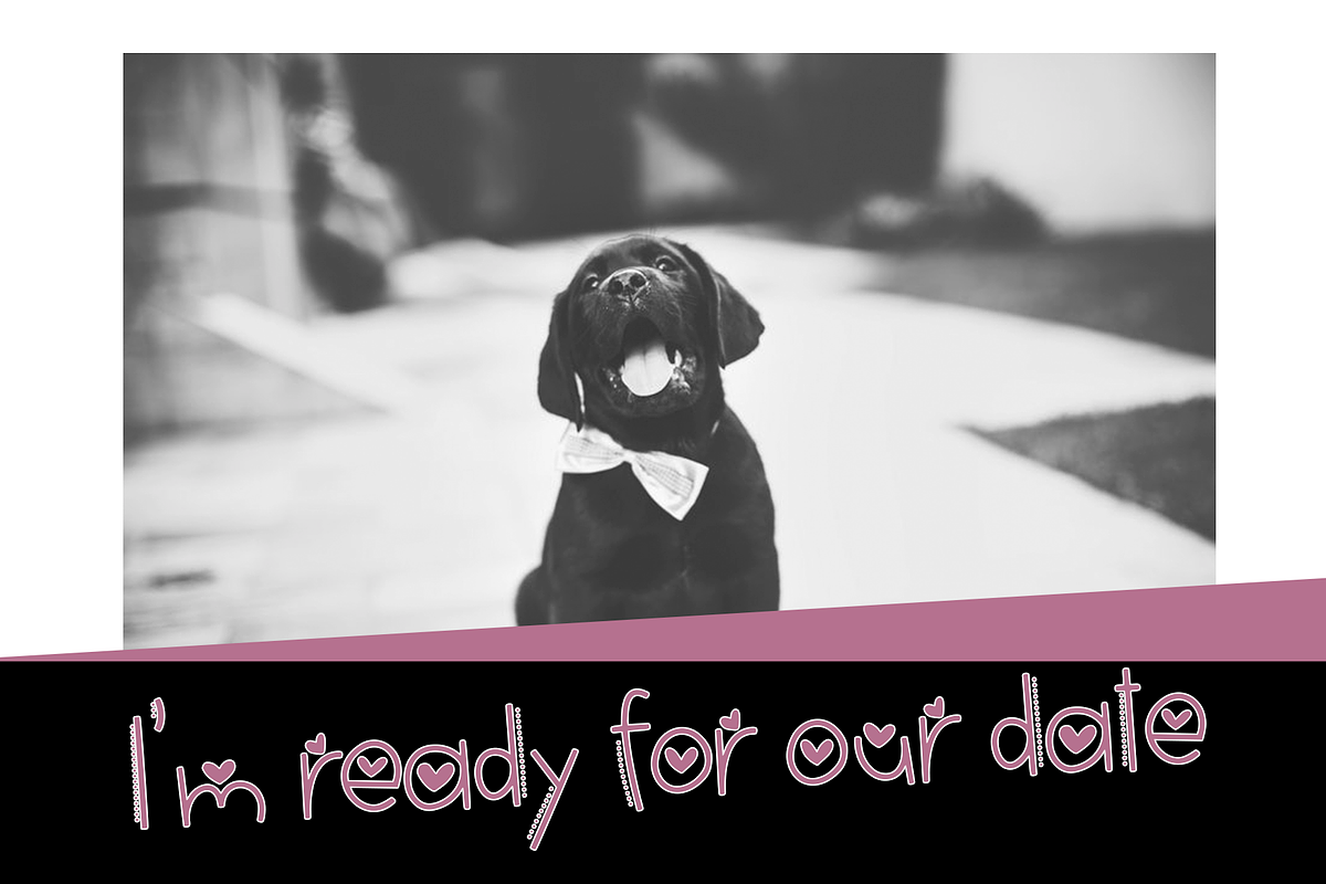 Hi Valentine - Valentine's Day Font preview 7