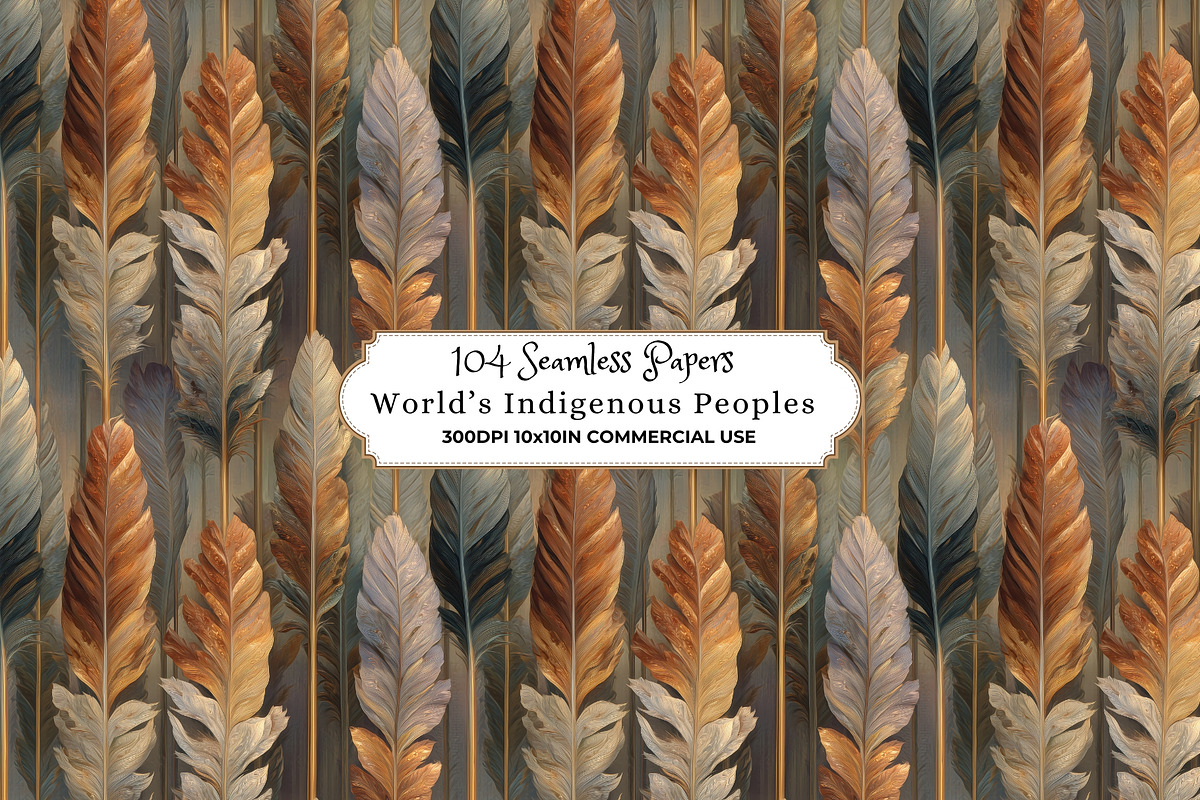 World’s Indigenous Peoples Patterns, a Pattern Graphic by Nicole Branger Art (Photo 9 of 38)