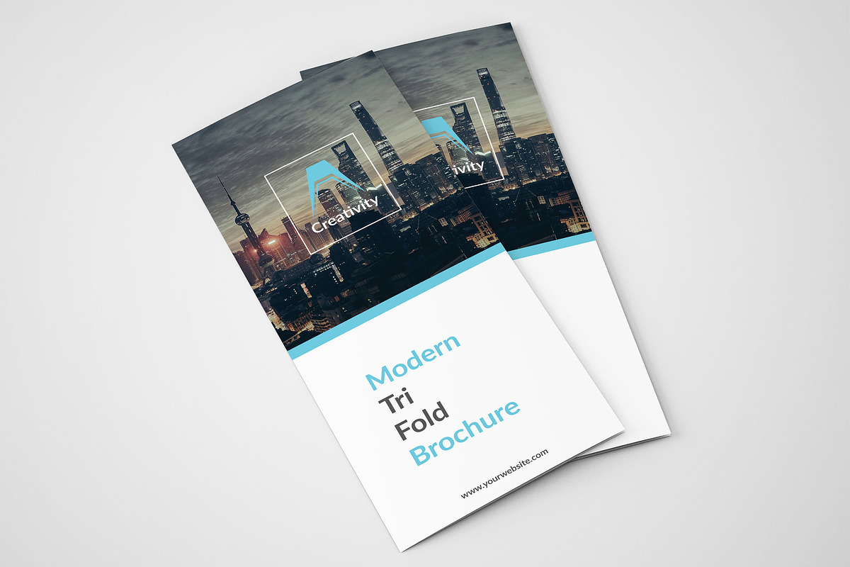 Unique Trifold Brochure, a Brochure Template by ZAAS (Photo 2 of 6)