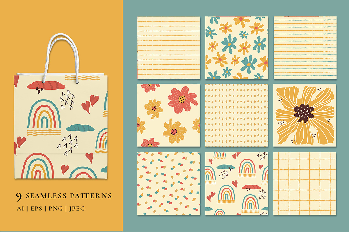 Modern Art - Retro Bundle | 6 in 1, an Object Illustration by Graphic Art (Photo 4 of 18)