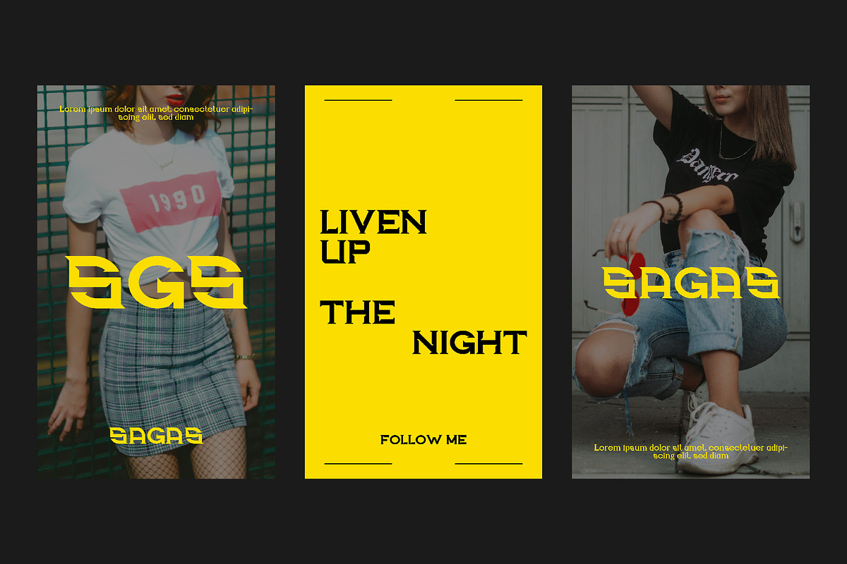 SAGAS - Serif Display Font, a Serif Font by Boril Std (Photo 12 of 14)
