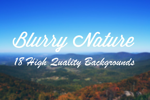 Blurry Nature Backgrounds