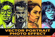 Vector Portrait Photo Effect, an Action Add-On by Amorjesu.com (Thumbnail 1 of 28)
