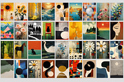 abstract art set prints, a Decorative Illustration by Muzi pear studio (Thumbnail 11 of 12)