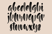 Brushed Letters Watercolor Alphabet, an Object Graphic by The Scratchy Nib (Thumbnail 4 of 5)