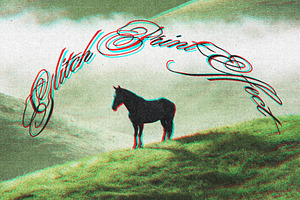 Glitch Print Photo Effect, a Layer Style Add-On by Design Squad