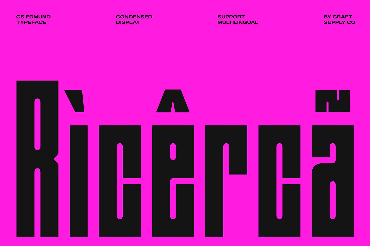 CS Edmund – Condensed Font, a Sans Serif Font by Craft Supply Co. (Photo 7 of 8)