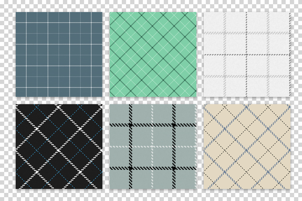 Plaid Tartan Grid Twill Pattern Set, a Pattern Graphic by Gfx Expert Team (Photo 3 of 3)