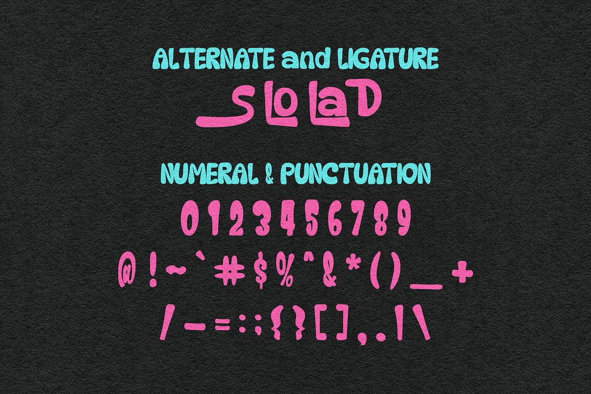 Deslaw Handmade Display Font, a Sans Serif Font by Maulana Creative (Photo 7 of 7)