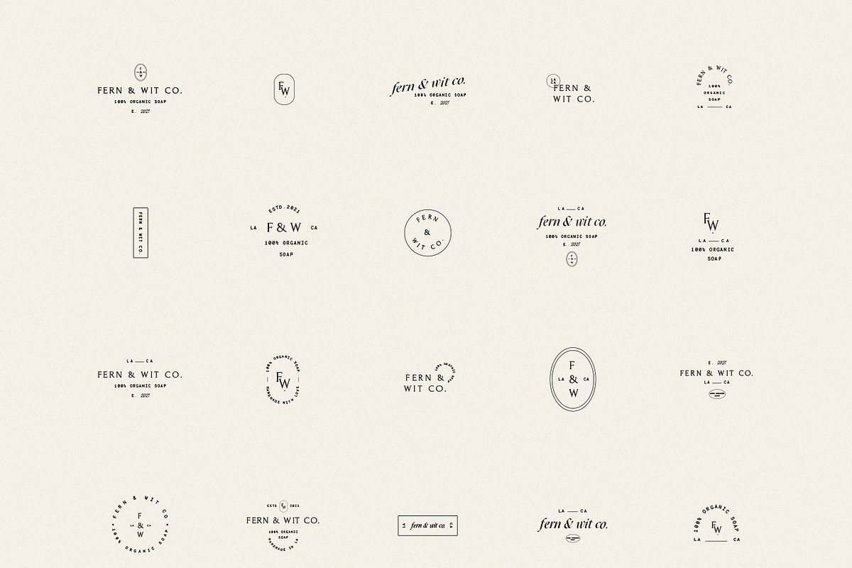 Fern Minimal Logo Pack, a Branding & Logo Template by HelloKarla (Photo 9 of 9)