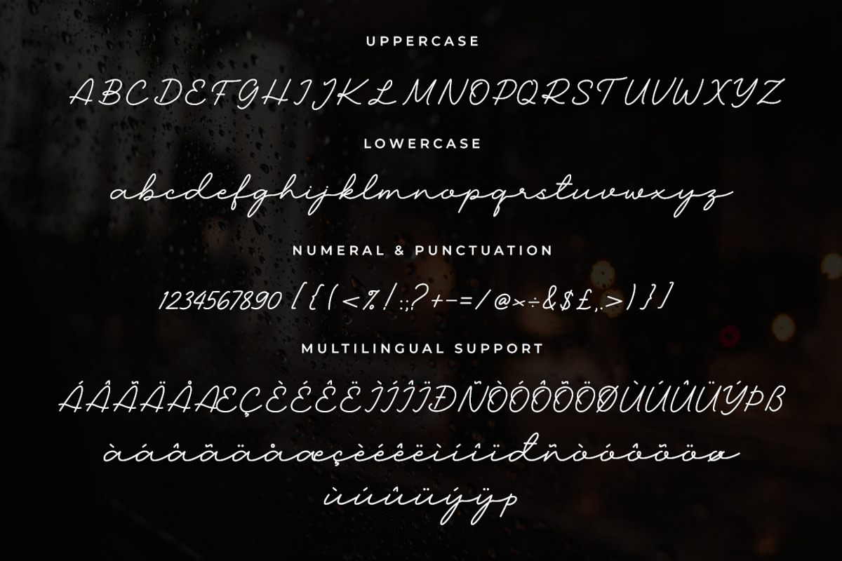 Madore Modern Script Font preview 8