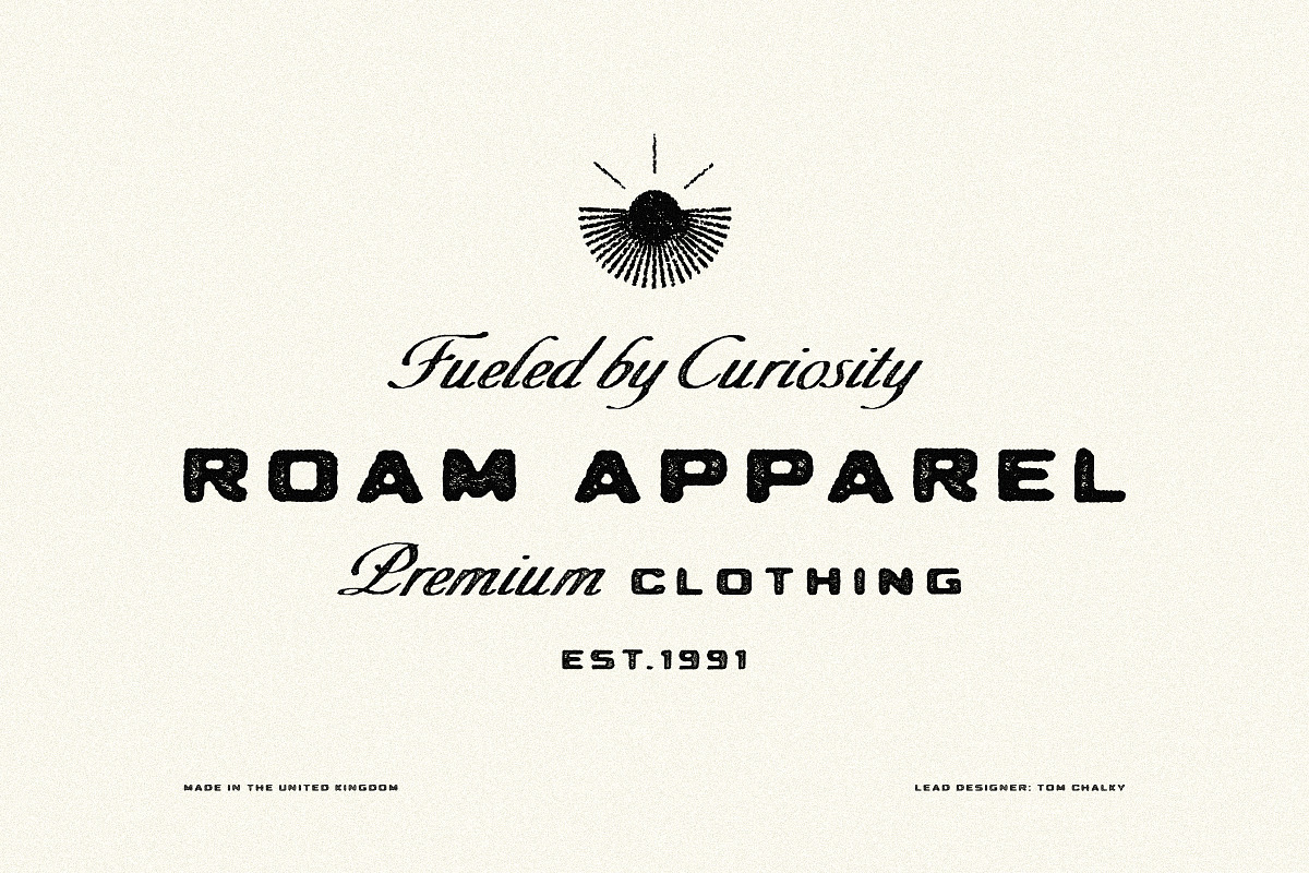 Merchande Print and Rough Trio, a Font by Tom Chalky (Photo 2 of 13)