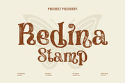 CS Redina Stamp, a Serif Font by Craft Supply Co. (Thumbnail 1 of 8)
