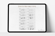 Procreate Watercolor Wood Texture, a Brush Add-On by HopeArtIllustration (Thumbnail 7 of 8)