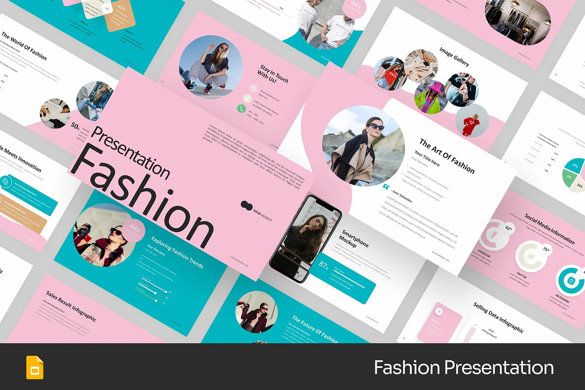 Fashion Event Google Slides, PPoint, a Presentation Template by Fit-tee (Photo 1 of 2)