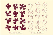 Coral – Hand Drawn Coral Forms, a Decorative Illustration by Madeline ODonoghue Design (Thumbnail 2 of 15)