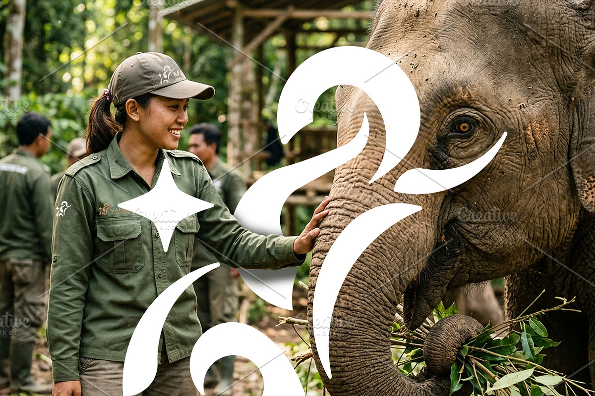 Elephant Conservation Logo, a Branding & Logo Template by Atlantis X Nurman Arbai (Photo 2 of 3)