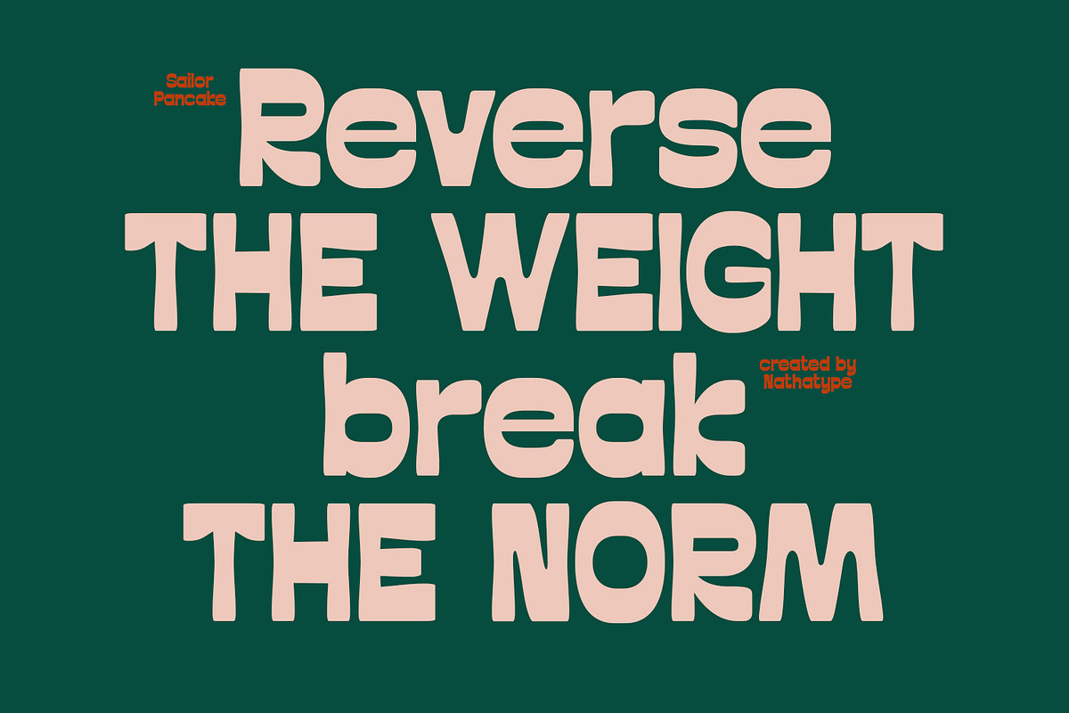 Sailor Pancake, a Symbol Font by Nathatype (Photo 2 of 11)