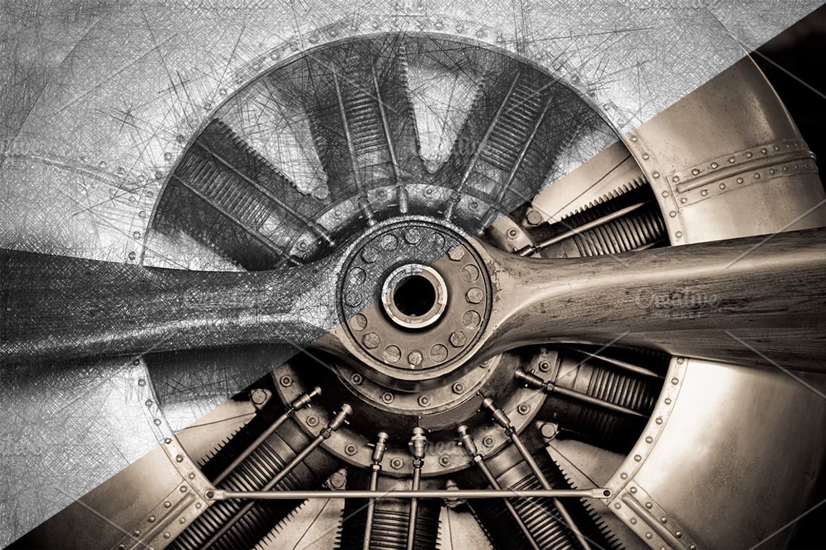 Graphite Pencil 3 Photoshop Actions, an Action Add-On by GrafxFun (Photo 4 of 5)