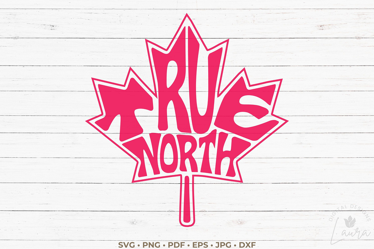 True North Canada Maple Leaf Shape, an Object Graphic by DigitalDesignsLaura (Photo 2 of 3)